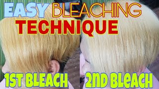 HOW TO DO HAIR BLEACHING  HAIR BLEACHING TUTORIAL  Chading [upl. by Bultman]