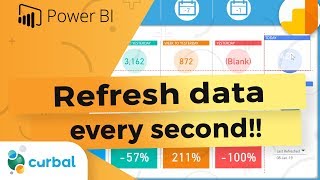 Refresh Power BI every second or minute [upl. by Eijneb]