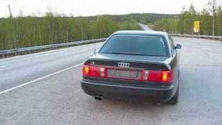 Audi S6 C4 V8 sound with straight pipes [upl. by Raye]