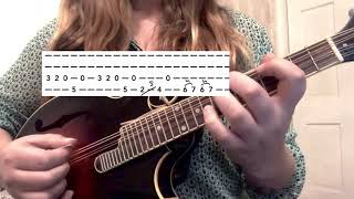 Going to California  Led Zeppelin Mandolin Tutorial [upl. by Drona]