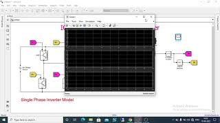 Single Phase PWM Inverter using MATLAB  Simulink [upl. by Nosyaj296]