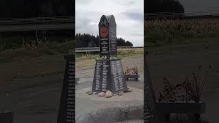 The 1953 Tangiwai Train Disaster MEMORIAL North Island New Zealand [upl. by Ylrbmik]