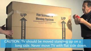 How to Pack a Large Flat Screen  Better Moving Tips [upl. by Scheers]