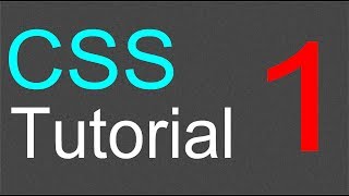 CSS Tutorial for Beginners  01  Introduction to CSS [upl. by Purse32]