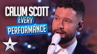 GOLDEN BOY Calum Scott  EVERY performance  Britains Got Talent [upl. by Lankton]