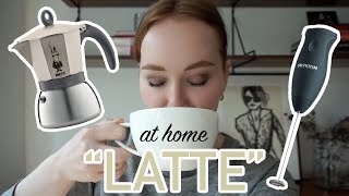 HOW TO MAKE A quotLATTEquot AT HOME moka pot  frother [upl. by Hsirt]