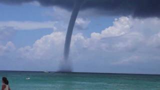 Waterspout Off Grand Cayman Island  7 Mile Beach [upl. by Corny]