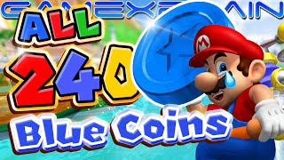 All Blue Coins Locations in Super Mario Sunshine  Super Mario 3D AllStars Guide amp Walkthrough [upl. by Langill]