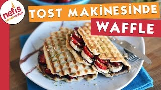 Tost Makinesinde Waffle Nasıl Yapılır [upl. by Asilrac195]