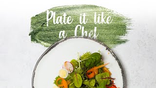 How to Plate a Salad Like a Chef  Fine Dining Lovers [upl. by Samled]