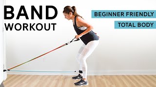 Full Body Resistance Band Workout  Low Impact  Beginner Friendly [upl. by Weinstein]