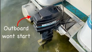 How to replace Starter Mercury outboard [upl. by Beret]