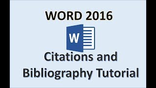 Word 2016  Bibliography References and Citation  How to Add Insert Make a Reference in Microsoft [upl. by Blim]