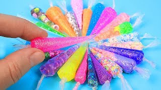 Making Slime with Miniature Piping Bags [upl. by Asiruam]