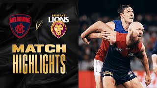 Melbourne v Brisbane Lions Highlights  Qualifying Final 2021  AFL [upl. by Ramyar]