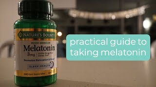 How to take Melatonin and Improve Sleep [upl. by Elianora986]