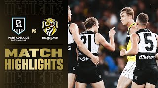 Port Adelaide v Richmond Highlights  First Preliminary Final 2020  AFL [upl. by Esiole302]