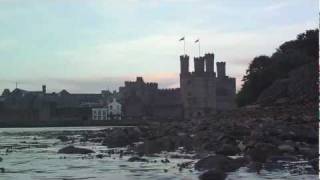 Caernarfon Castle  Timelapse [upl. by Marjie]