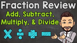 Fraction Review  How to Add Subtract Multiply and Divide Fractions [upl. by Ayotak]