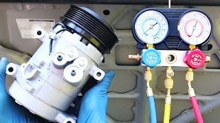 How to Replace an AC Compressor in your Car [upl. by Lotz]