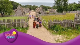 The Plimoth Plantation  More American History on the Learning Videos Channel [upl. by Rimahs]