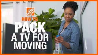 How to Pack a TV  The Home Depot [upl. by Khan243]