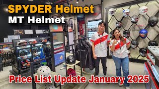 SPYDER Helmet  MT Helmet Accessories Price List Update January 2025 [upl. by Katherin]