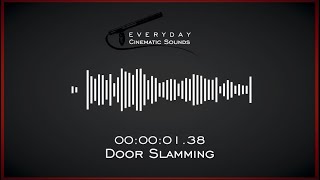 Door Slamming  HQ Sound Effects [upl. by Anabella]