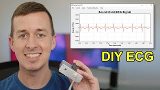 DIY ECG with AD8232 and Sound Card [upl. by Okim735]