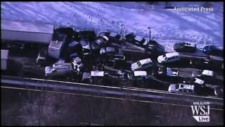 100Car Pile Up on the Pennsylvania Turnpike [upl. by Jurgen]