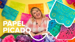 DIY Papel Picado Mexican Perforated Paper [upl. by Namlas]