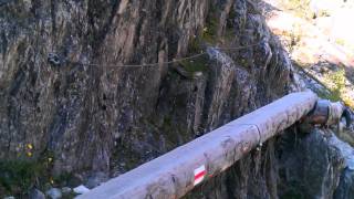 Foto Diashow Wanderung Panoramaweg Belalp nach Bettmeralp via Riederalp mit Hängebrücke [upl. by Tore]