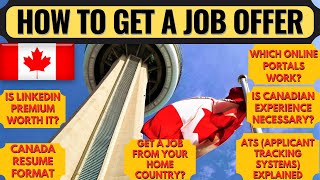 How to Get a Job In Canada In 2023  Canada Resume Format  Online Jobs In Canada  Dream Canada [upl. by Liu]