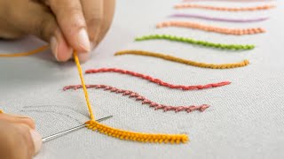 10 Most Strange Hand Embroidery Stitches for Beginners [upl. by Packton304]