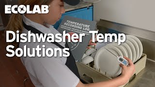 Ecolab® Dishwasher Temperature Solutions [upl. by Yluj173]