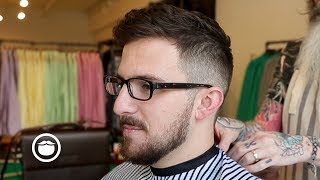 Perfect Haircut and Beard Trim for Thin Beards [upl. by Minnnie877]