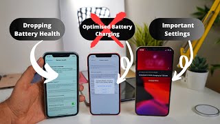 Very Important Settings Optimised Battery Charging  Save your iPhone battery health [upl. by Ahsieat916]