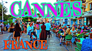 CANNES WALK 4K  FRENCH RIVIERA Walking Tour  4K City Life [upl. by Giesser]