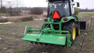 Farming with a John Deere Tiller 665 [upl. by Hannahsohs]