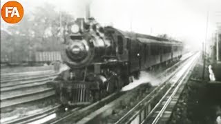 The American Railroads in 1897  Vintage Footage [upl. by Davon186]