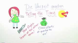 Die Uhrzeit im Englischen  Englisch  Konversation [upl. by Luhem]