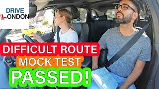 UK Driving test  Roundabout Route PASSED  Automatic Learner Driver Mock Test  Isleworth 2019 [upl. by Anim854]