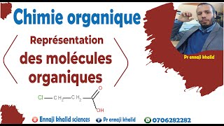 Représentation des molécules organiques chimie organique [upl. by Etteniotna]