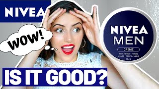 SPECIALIST testing NIVEA MEN CREAM review ingredients is it good [upl. by Damiani621]