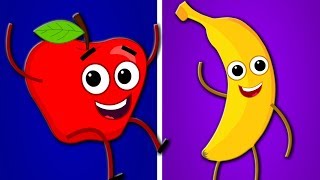 Apple And Bananas Song  Kindergarten Nursery Rhyme  Songs for Babies  Toddlers Videos by Kids Tv [upl. by Bull314]