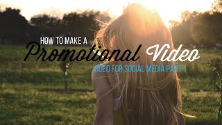 How to Make a Promotional Video  5 Tips [upl. by Marras621]