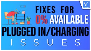 How to fix 0 available plugged in charging but laptop battery not charging issue  Windows [upl. by Nirtak]