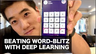 Word Blitz  Beating Facebooks Word Blitz with Deep Learning [upl. by Blodgett717]