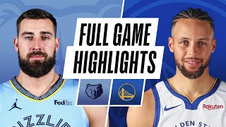 GRIZZLIES at WARRIORS  FULL GAME HIGHLIGHTS  May 16 2021 [upl. by Earley]