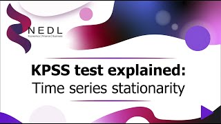 KPSS test explained Time series stationarity Excel [upl. by Ynogoham]